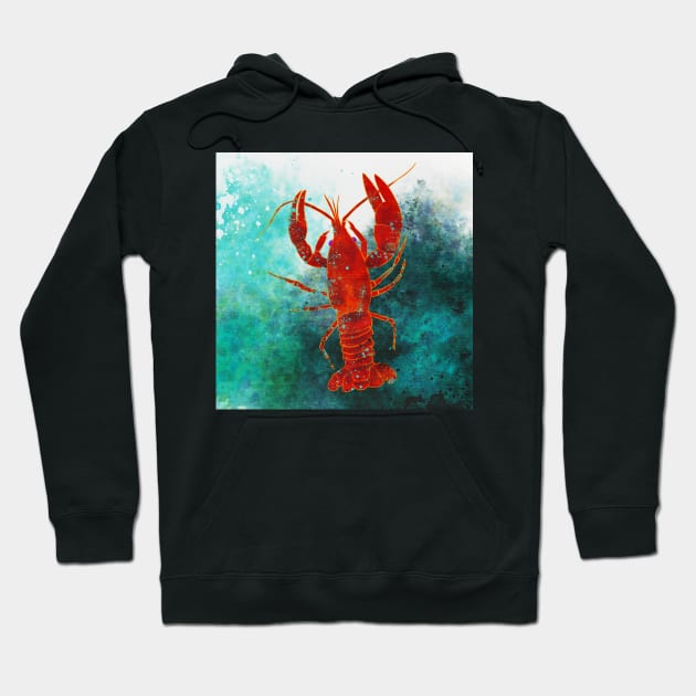 Big Ole Crawdaddy, Far From Home Hoodie by Baby Grass Design